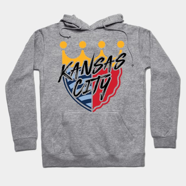 kansas city crown Hoodie by crackstudiodsgn